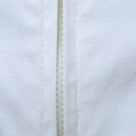 WHITE SLEEVELESS SHIRT BLOUSE - 0