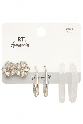 3 Pcs Earring Set