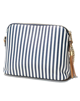 Navy and White Nautical Bag - 0