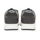 Grey Material Block Sneakers-4