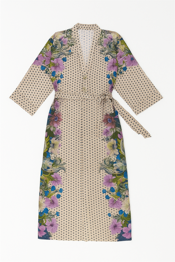 Placement Printed Dress