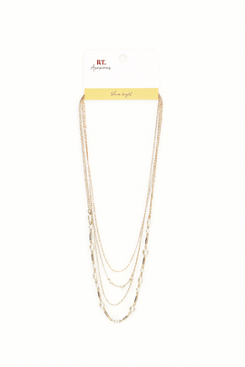 Gold   Embellished Necklace