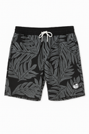Grey Aop Printed Shorts Mid-2