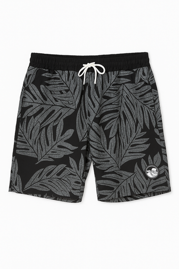 Grey Aop Printed Shorts Mid - 0