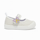 White Lace Velcro Pump-1