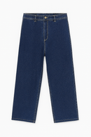 Dark Blue Marine Straight Jeans-2