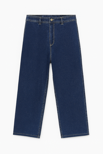 Dark Blue Marine Straight Jeans REDTAG