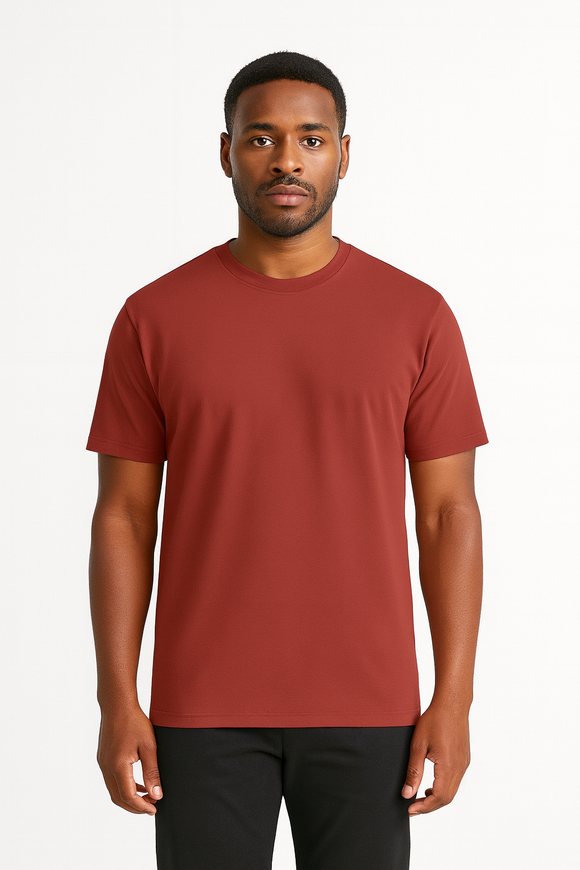 Solid Tee Burgundy