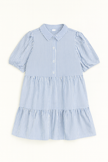 Blue White Stripes Dress Assorted - 0