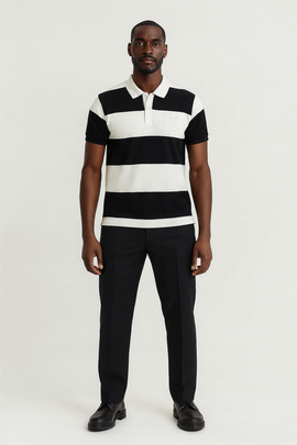 Autostripe Pique Polo  Rugby  Assorted - 0