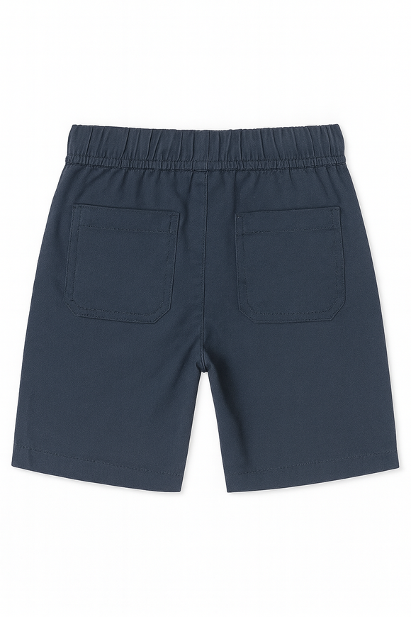 Navy Pullon Shorts
