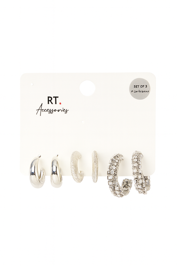 3 Pc Earring Set