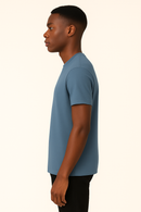 Basic Solid Crew Neck Tee Assorted Small-3