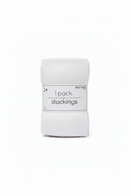 1 Pc Pk   Senior Girls One Design And One Color Tights  White Nawao.com