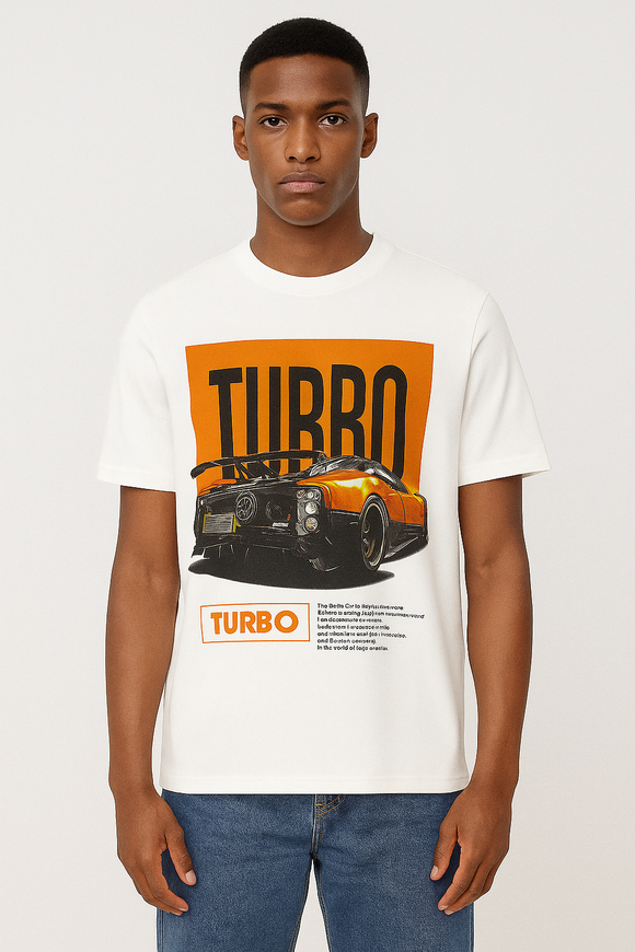 Graphic Tee White Small