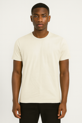 Solid Tee Beige