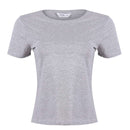 Redtag Grey Crew Neck T-Shirt for Women