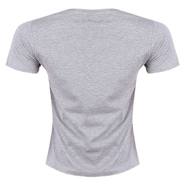 Redtag Grey Crew Neck T-Shirt for Women