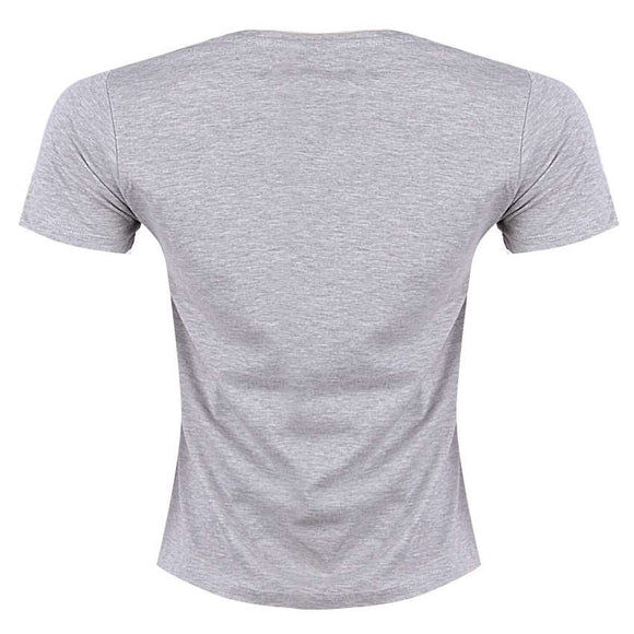 Redtag Grey Crew Neck T-Shirt for Women