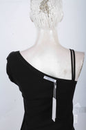 Redtag Black One-Shoulder Top for Women