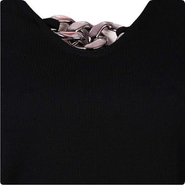 Redtag Black Formal Jersey Top for Women