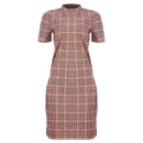 Redtag Casual Plaid Dress for Women