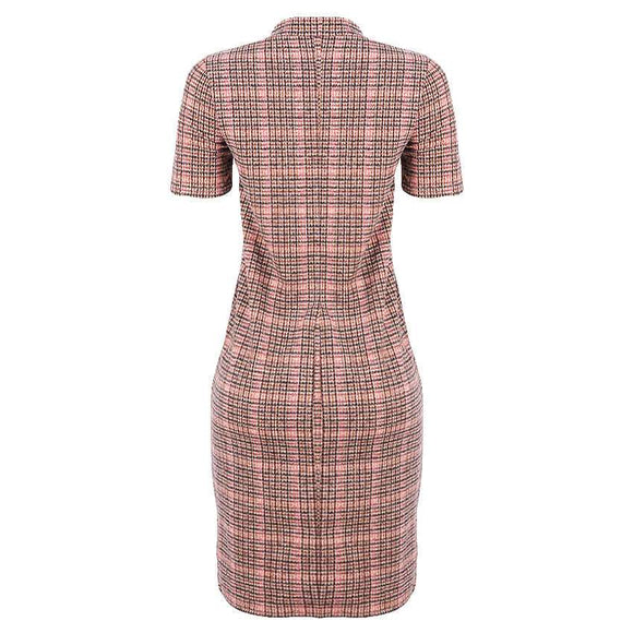 Redtag Casual Plaid Dress for Women