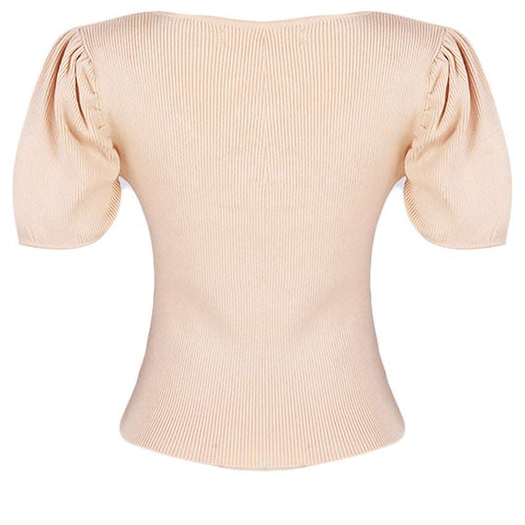 Redtag Beige Formal Jersey Tops for Women