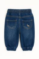 Dark Wash Knit Denim Jogger D-4