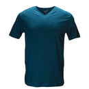Teal V Neck T-Shirts Teal-1