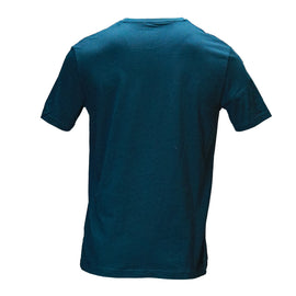 Teal V Neck T-Shirts Teal - 0