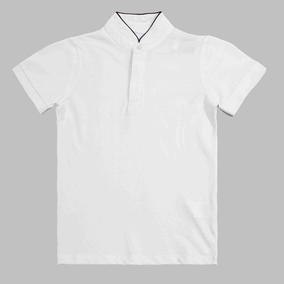 White Collar Polo