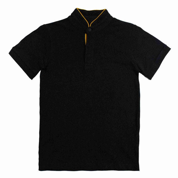 Black Collar Polo