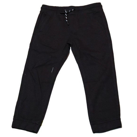Black Elastic Waist Jogger