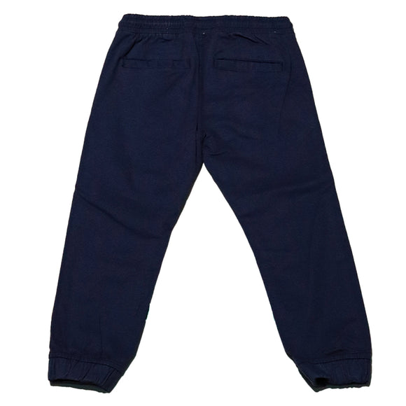 Blue Elastic Waist Jogger