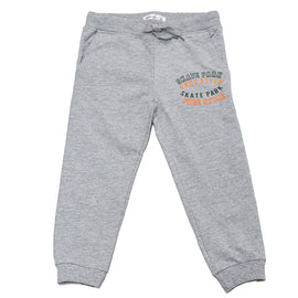 Grey Marl Jogpant With Print