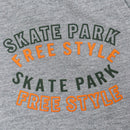 Grey Marl Jogpant With Print-2