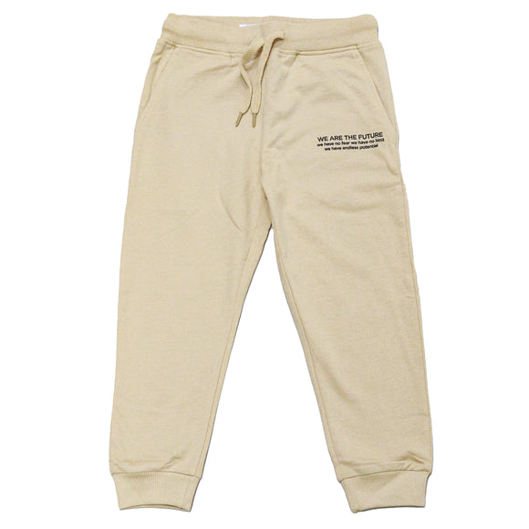 Beige Jogpant With Print