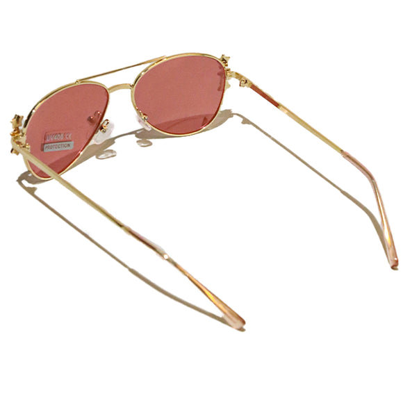 Avaitor Embellished Sunglasses