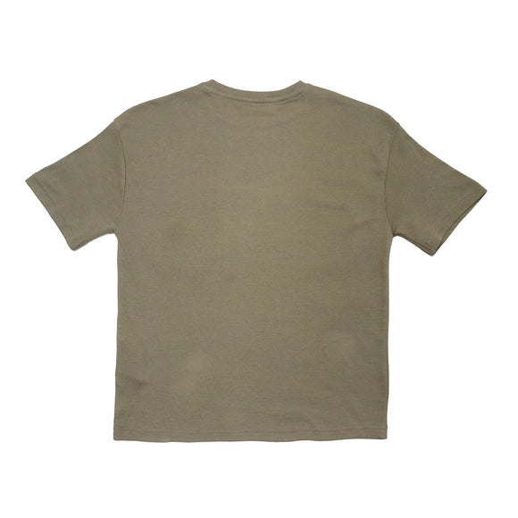 Green Oversize Plain Pocket T-Shirt