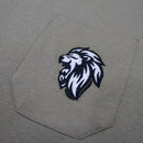 Green Oversize Plain Pocket T-Shirt-3