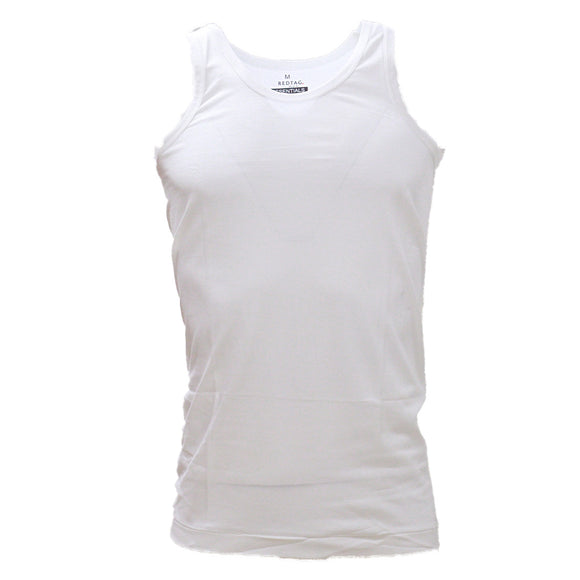 White Single Pack Sleeveless Vest White Xx