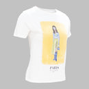 White Embellished T Shirt-4