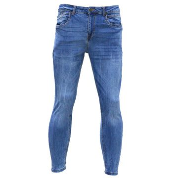 Blue 5 Pocket Skinny Fit Jeans  Blue - 0