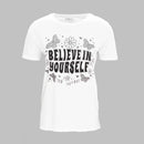 Cream Embellished T-Shirt-1