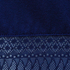 Navy Lace Chemise - 0