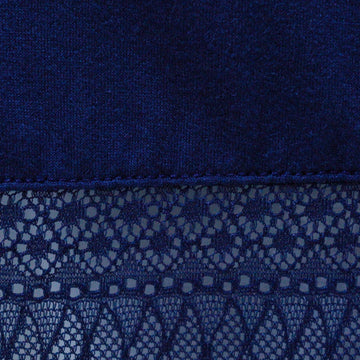Navy Lace Chemise - 0