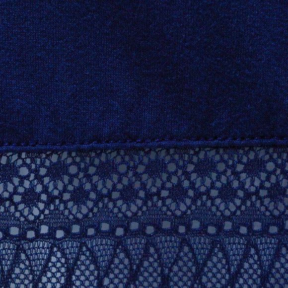 Navy Lace Chemise
