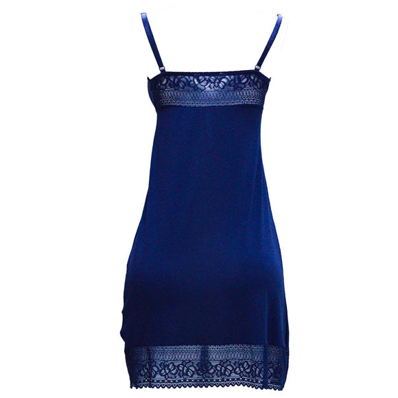 Navy Lace Chemise