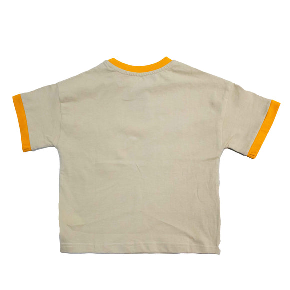 Beige Short Sleeve T Shirt